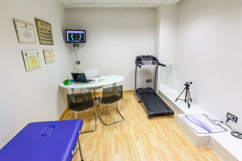 Sala de estudio de la pisada